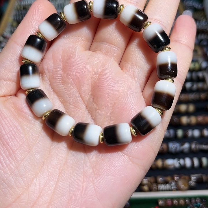 玛瑙/玉髓合金手链