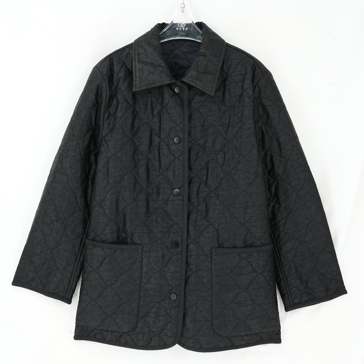 2025年冬季新款桑蚕丝香云纱时尚百搭棉服W157