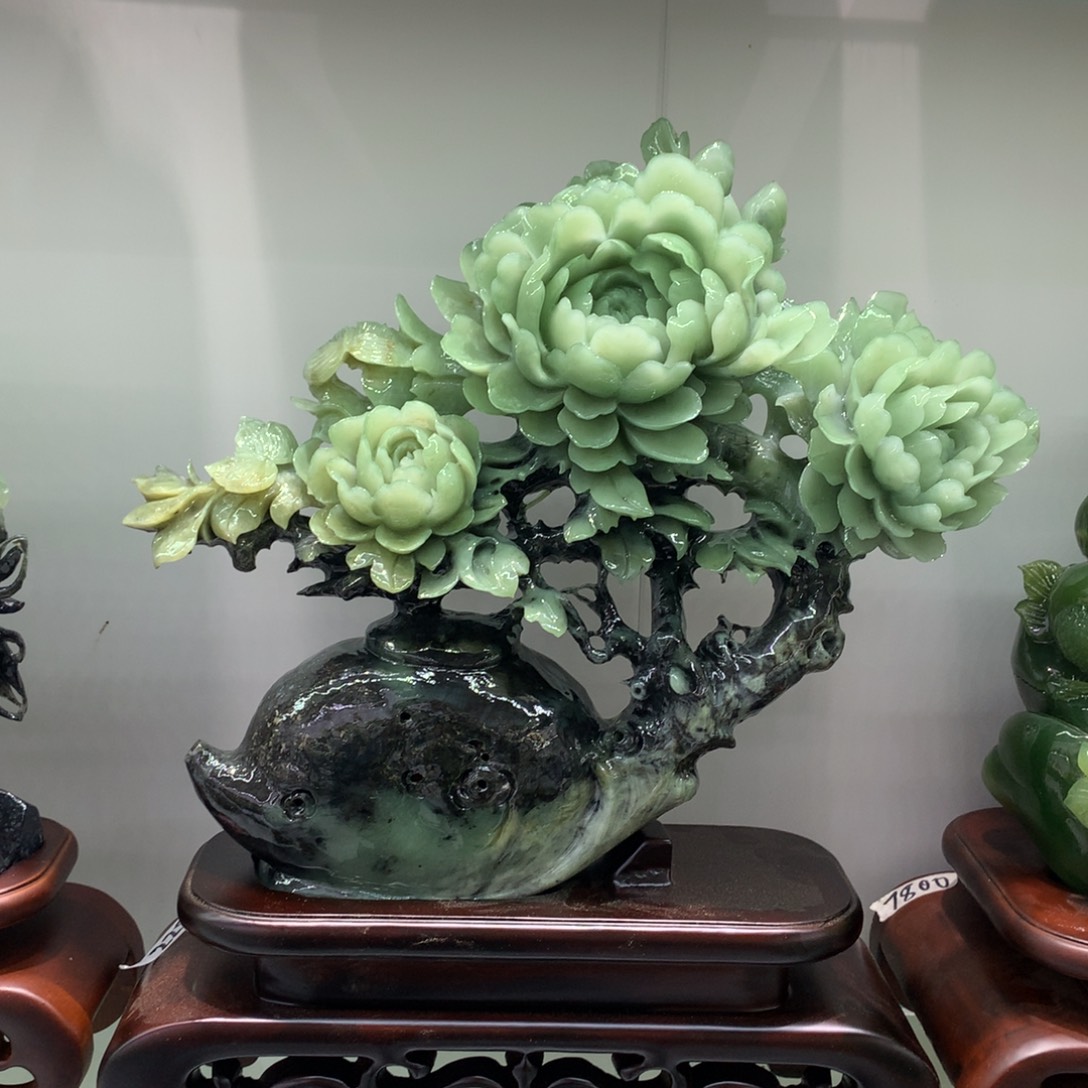 玉家居摆件手工雕刻
