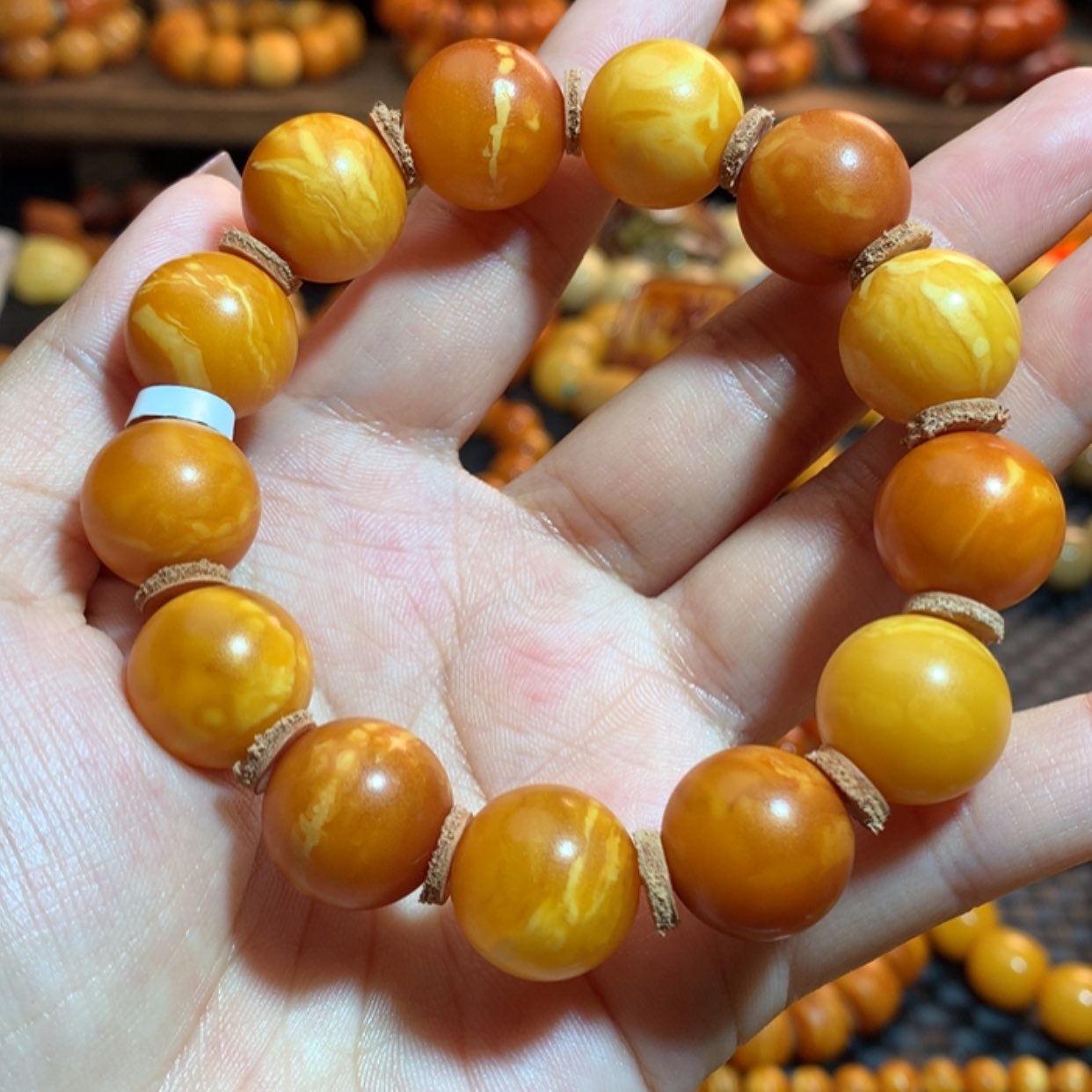 【闪购商品】手串蜜蜡未镶嵌蜜蜡手串