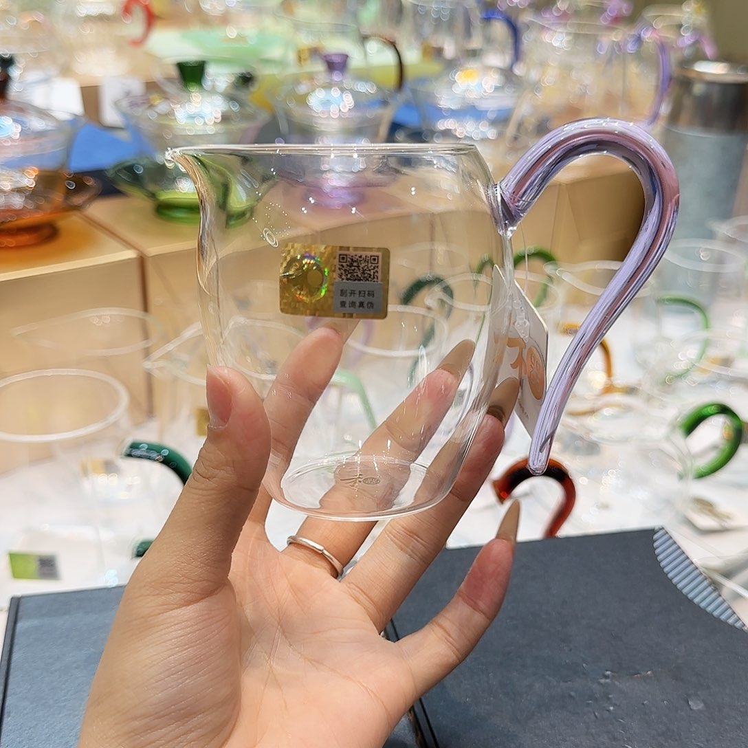 禾器怡然公道杯浅紫色
