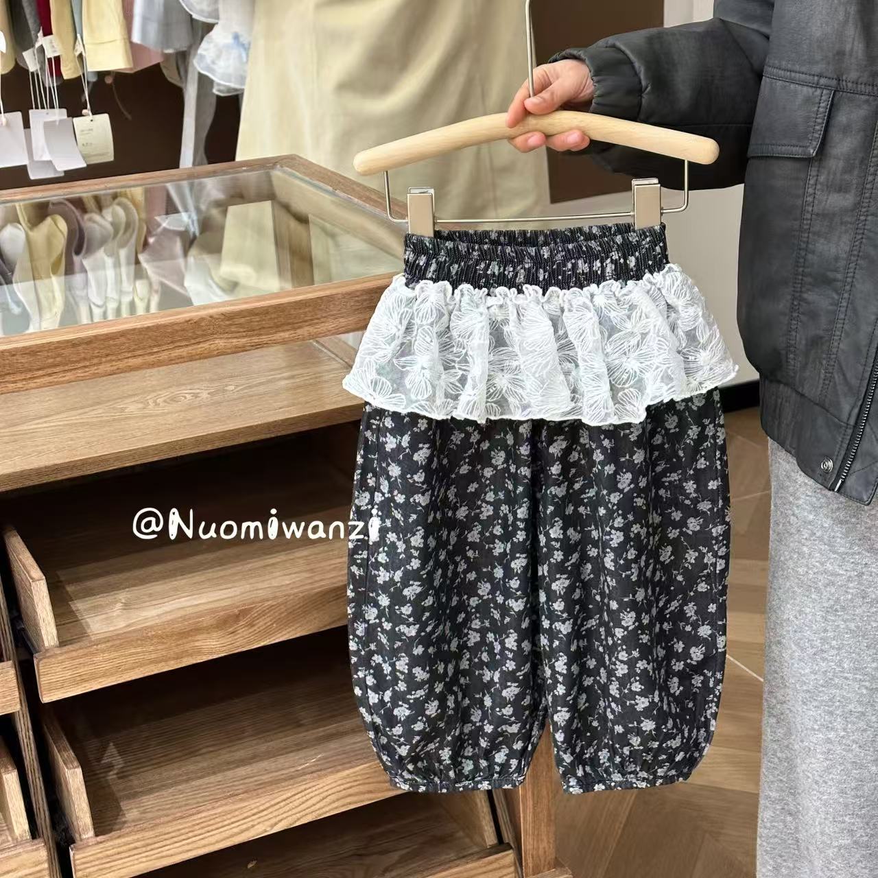 丸子十【现货】视觉显瘦小心机女宝防蚊裤（夏款）WZJ-52100