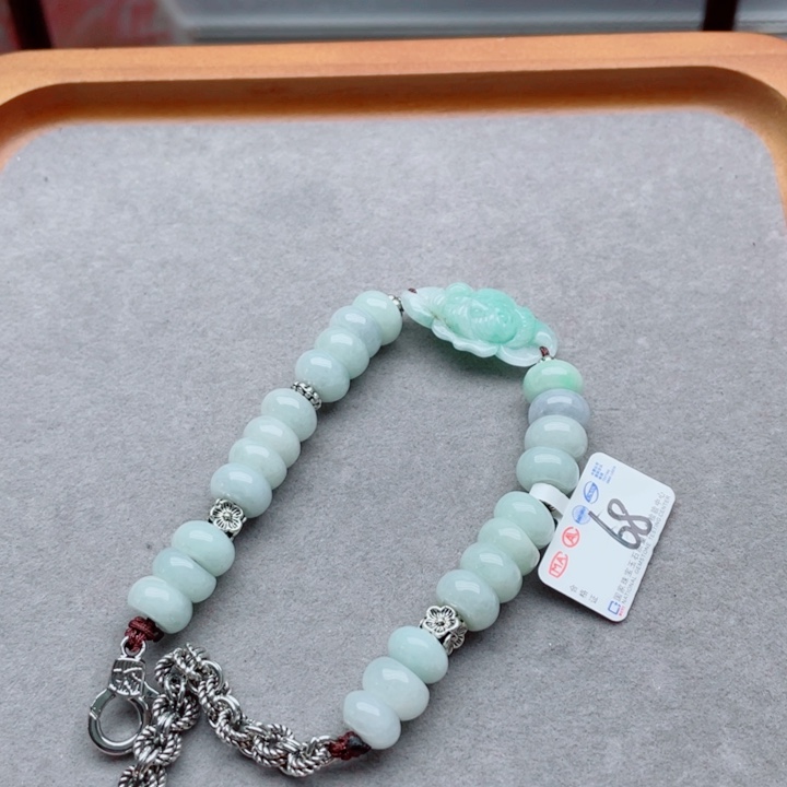 翡翠散珠手链0003