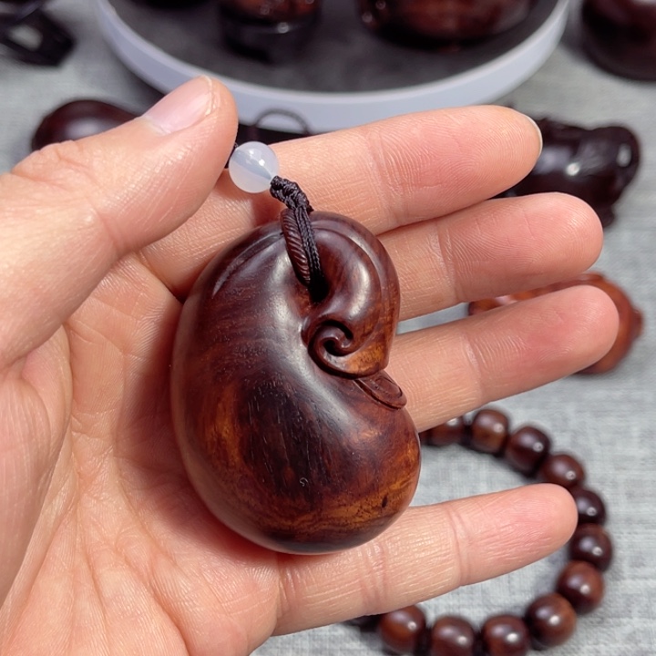 把件黄花梨/降香黄檀钱袋