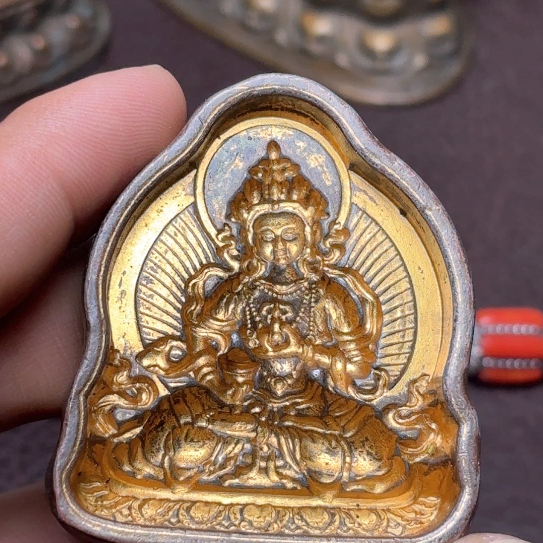 铜星月菩提挂件星月菩提