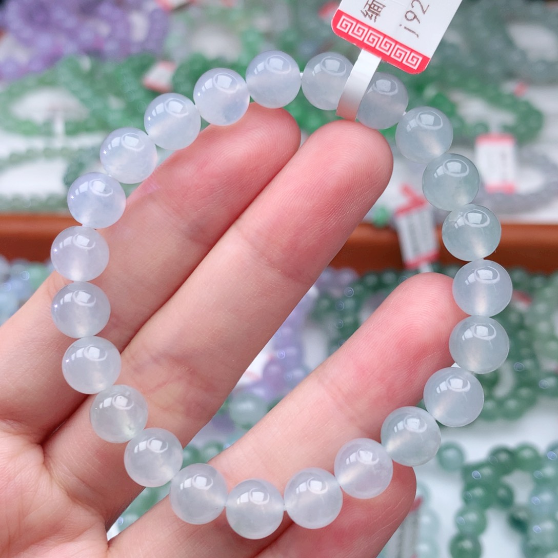 翡翠手链未镶嵌翡翠8mm