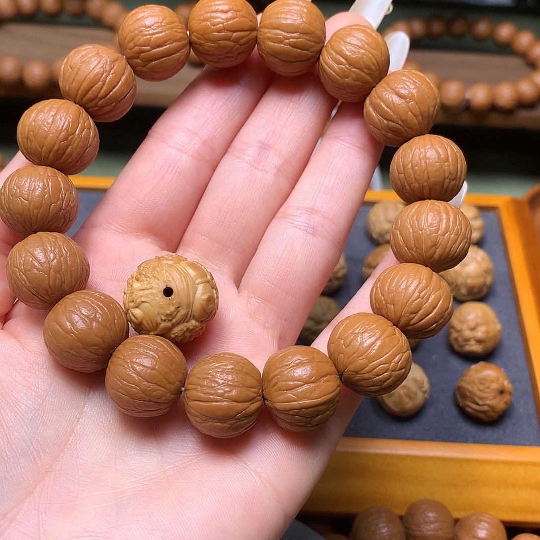 吊坠猴头核桃狼*16全品聚宝盆➕单珠