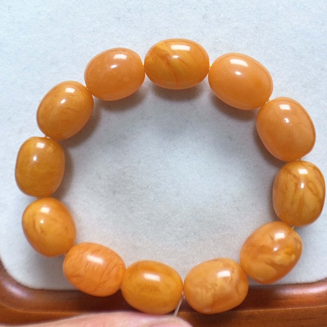 蜜蜡未镶嵌手串蜜蜡