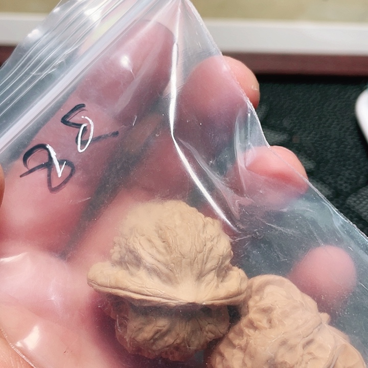 文玩核桃吊坠韦**豪梨木台