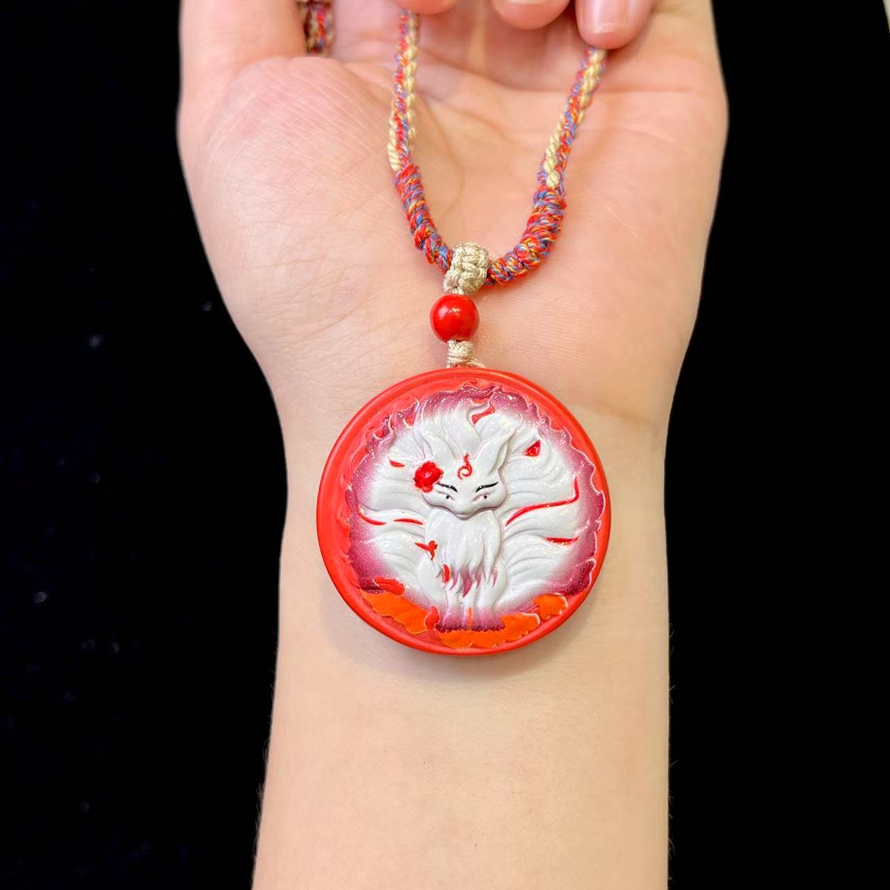 辰砂朱砂吊坠（赠绳） H05-108