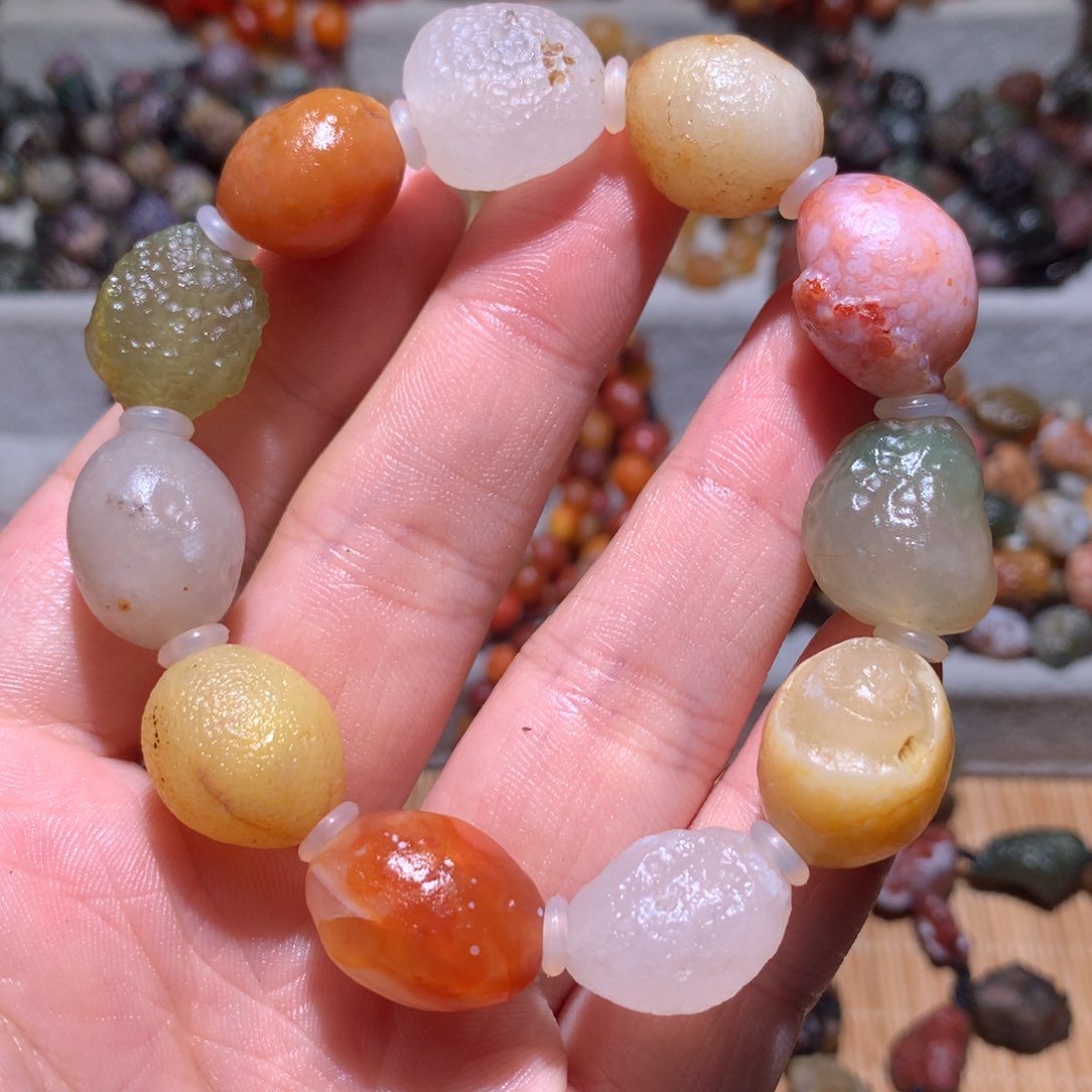 玛瑙/玉髓手链未镶嵌