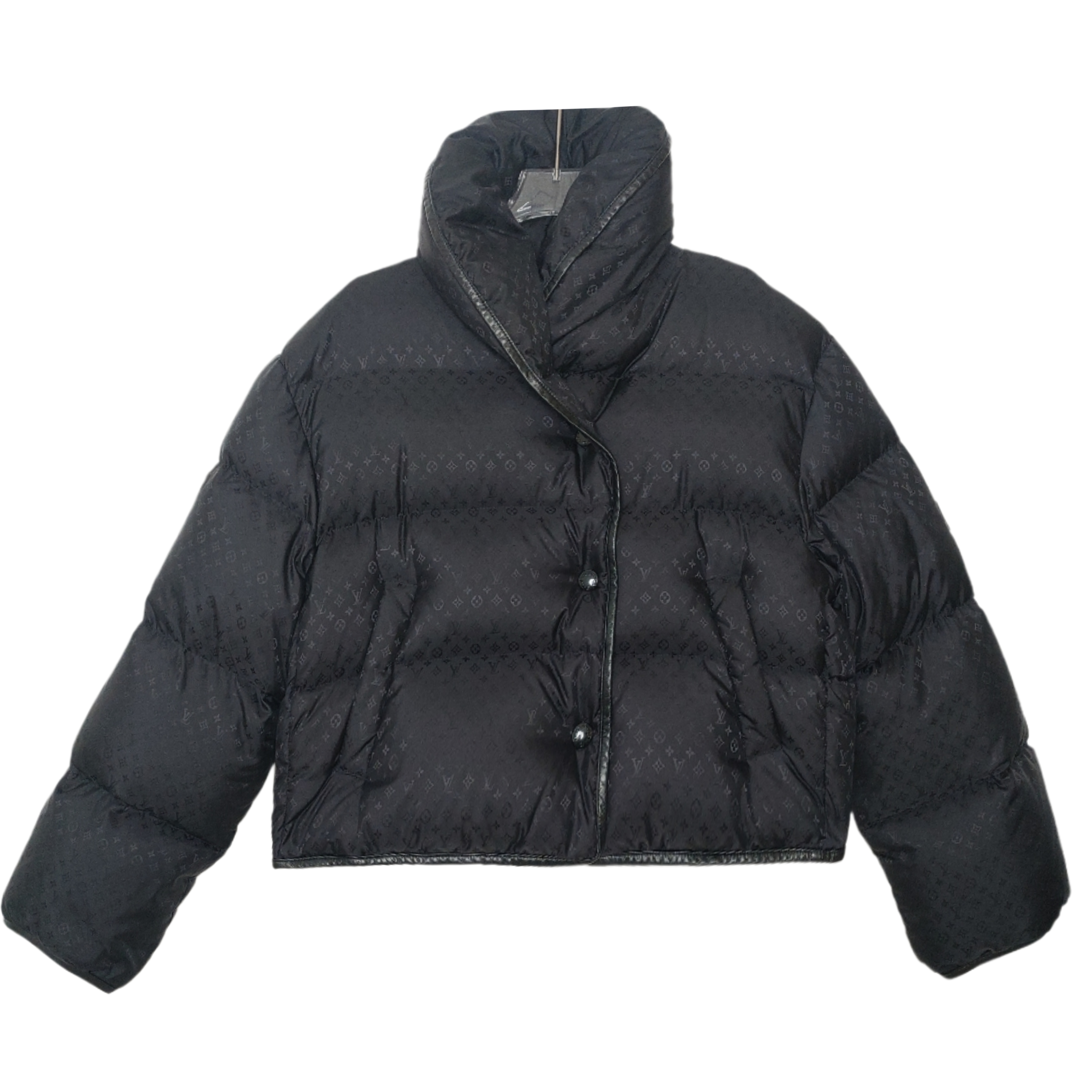 未使用 LouisVuitton/路易威登 002340 老花满印长袖羽绒服 40码 