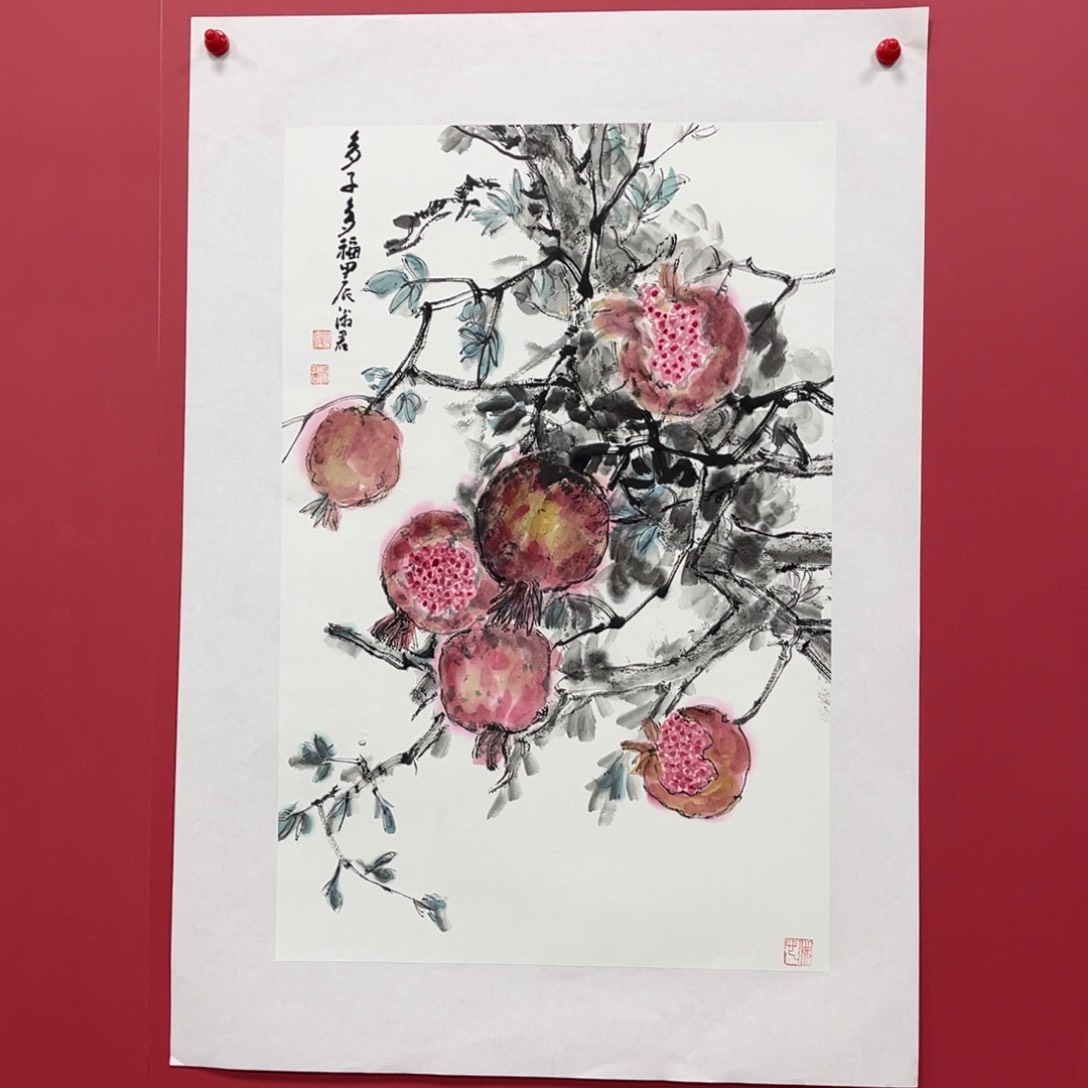 国画国画作品集一个由