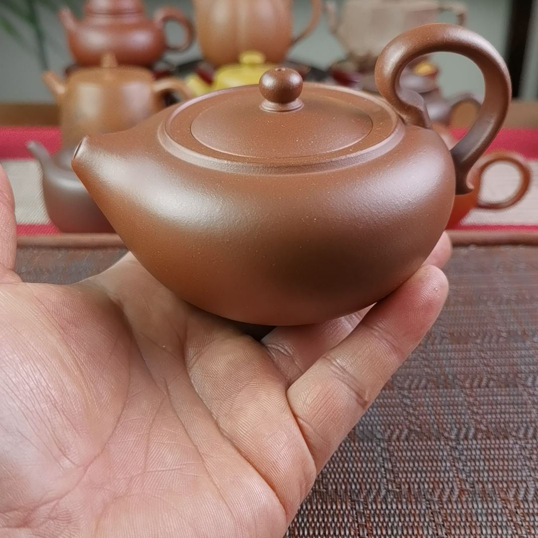 紫砂茶壶底槽清石韵280CC