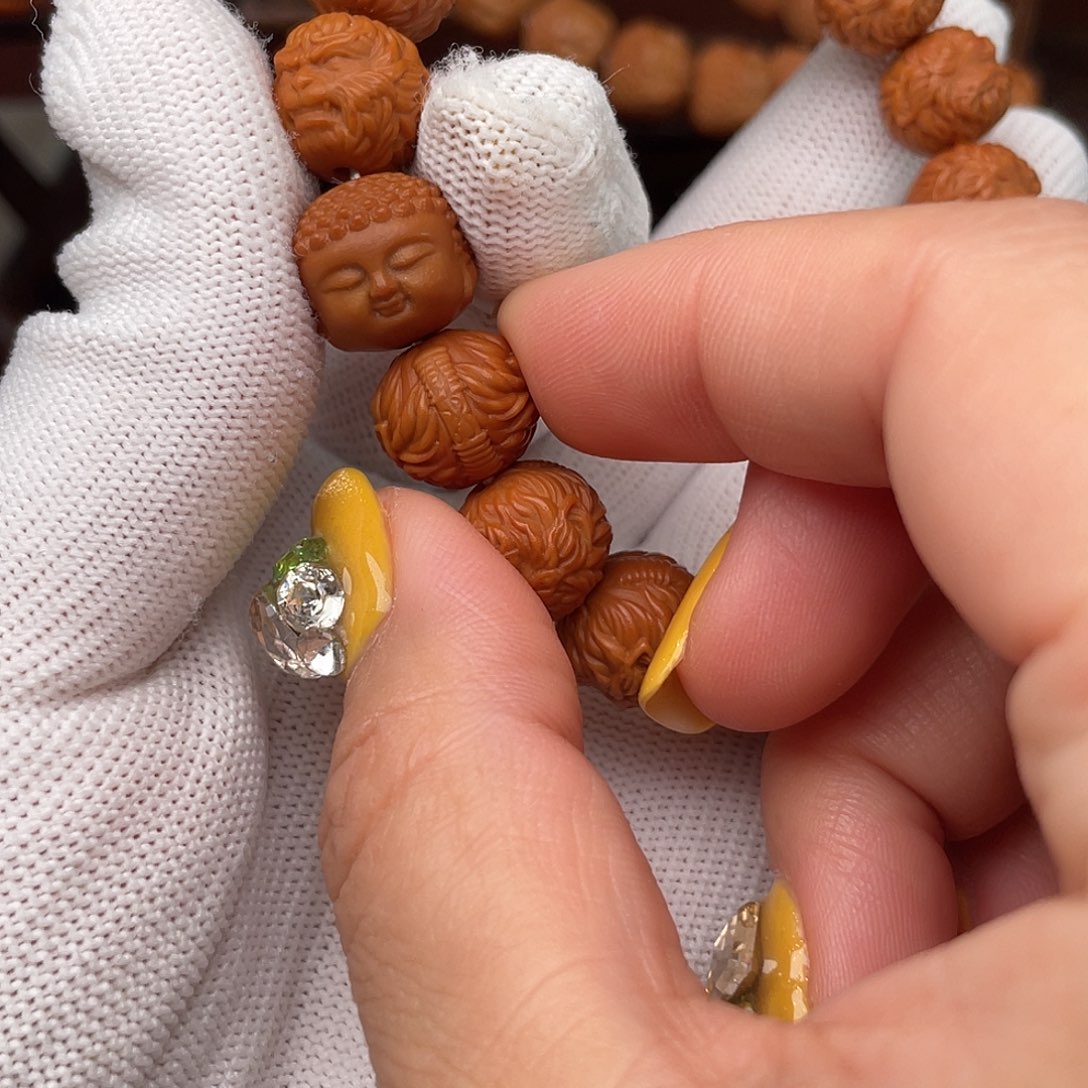 总****猴头核桃吊坠大圣手串13