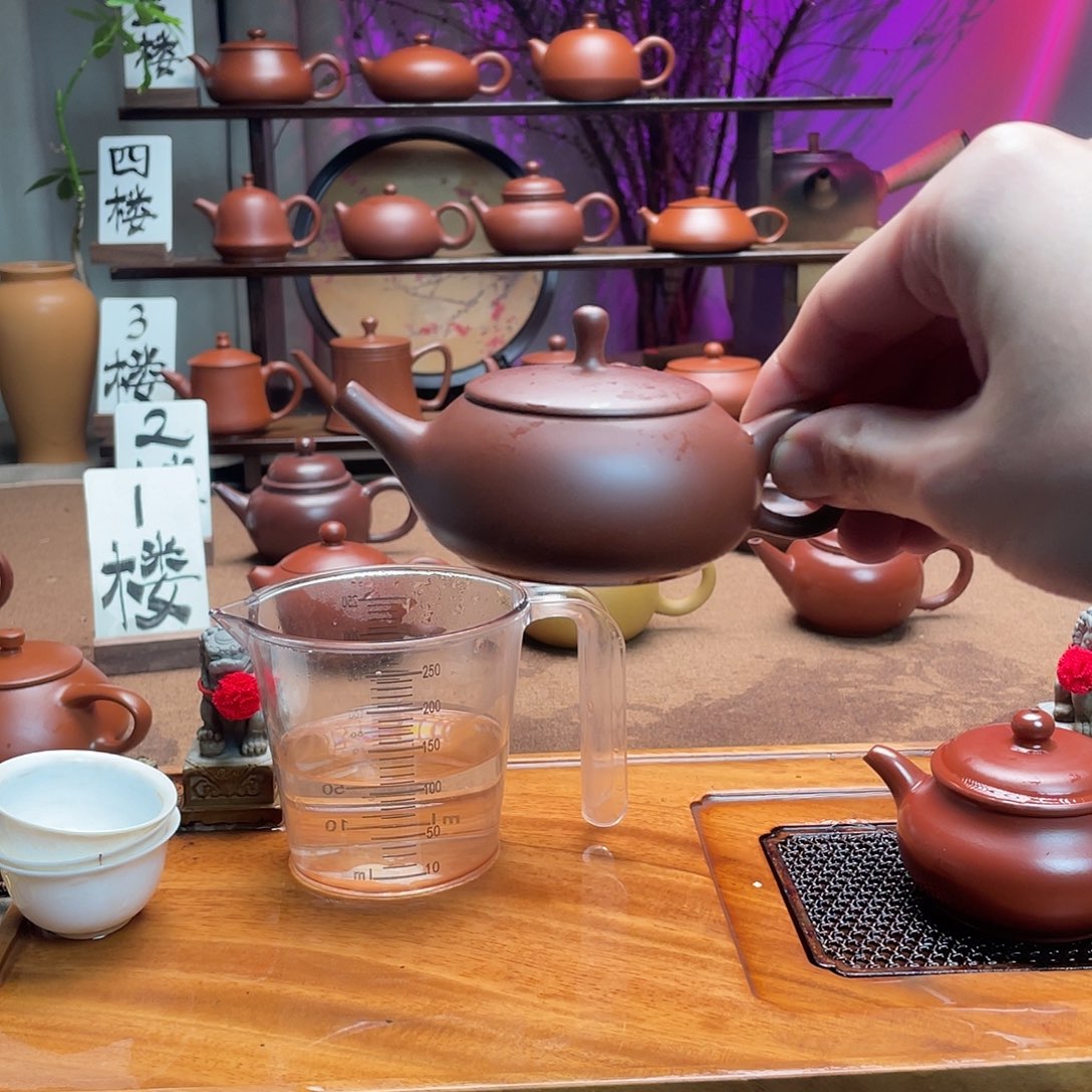 紫砂茶壶空*～广元手拉壶105c