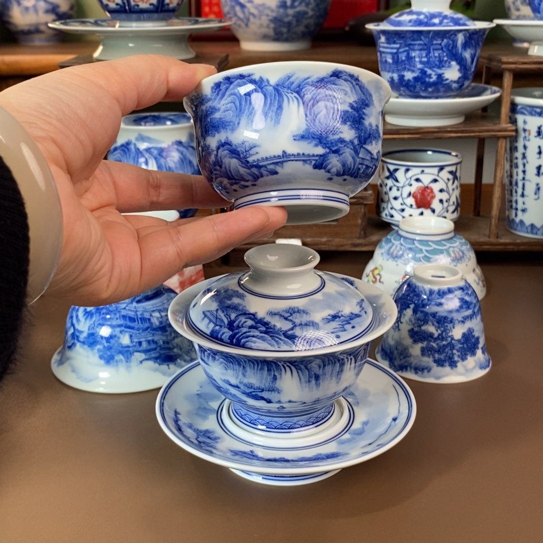 景德镇陶瓷手工手绘