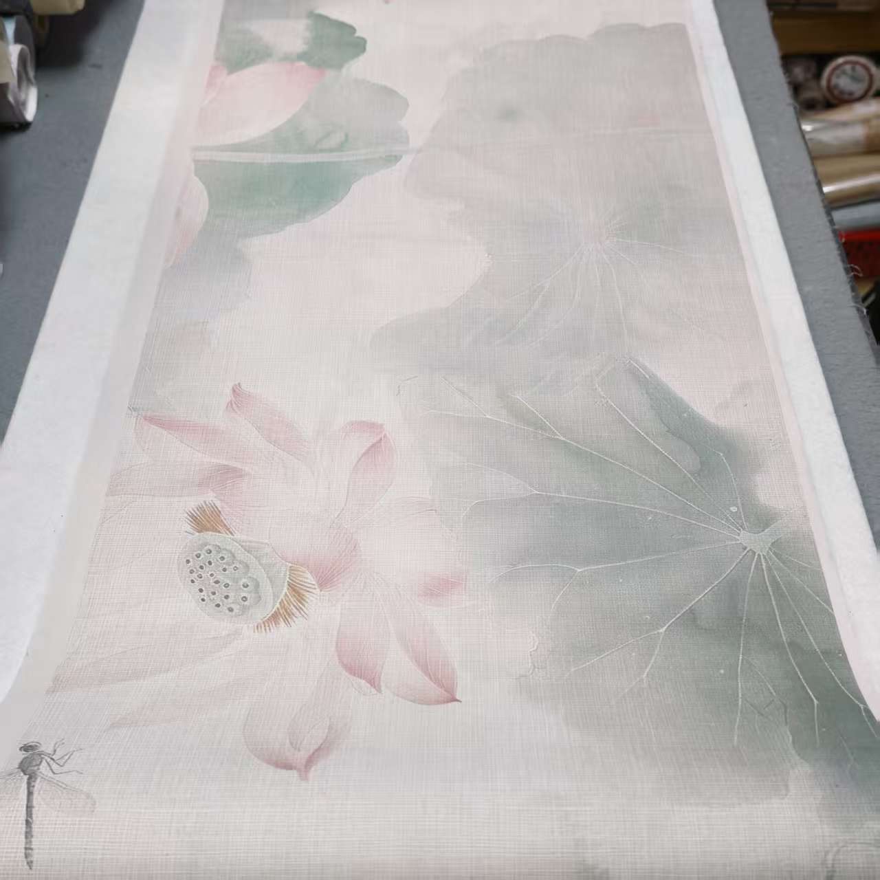 【谷雨/夏至】0.34*10m长卷半生熟蜡染加厚小楷书法专用作品长卷