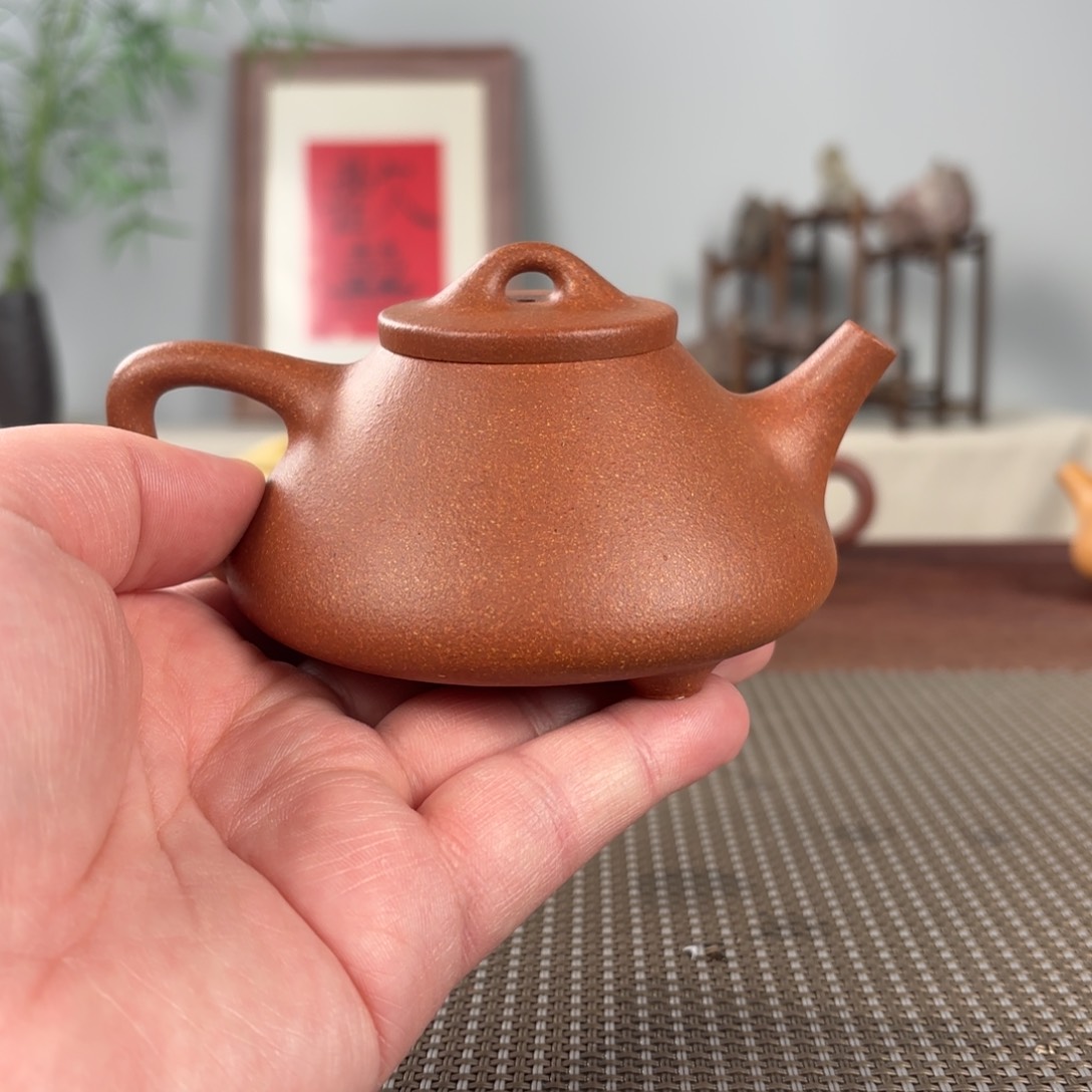 紫砂茶壶微瑕黄龙山原矿紫砂壶