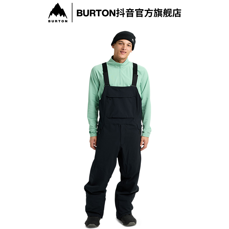 BURTON伯顿官方25-26雪季新品男士Reserve 2L滑雪背带裤防泼水