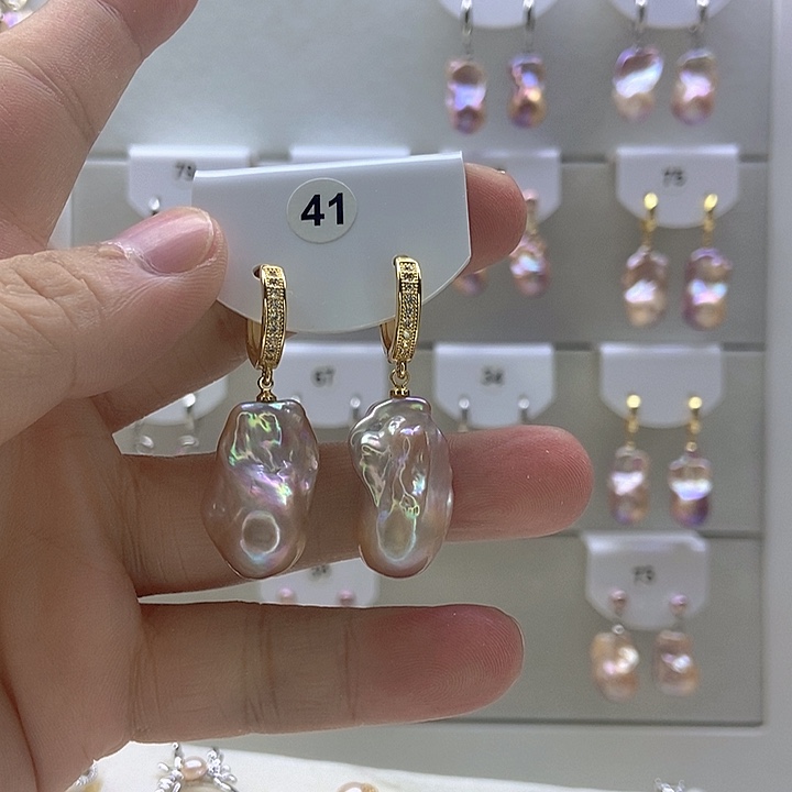 小***凡银S925镶嵌颈饰淡水珍珠41