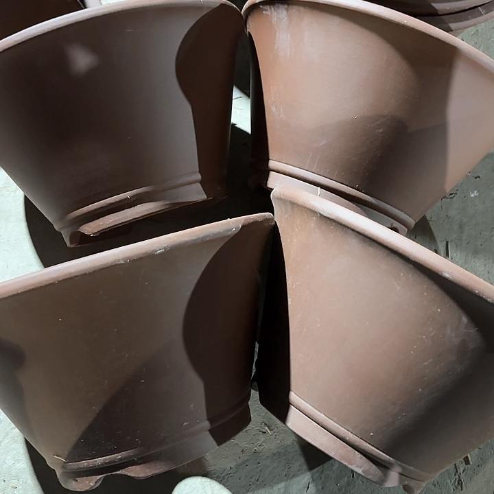 紫砂花盆100-4。 30.5-16.5