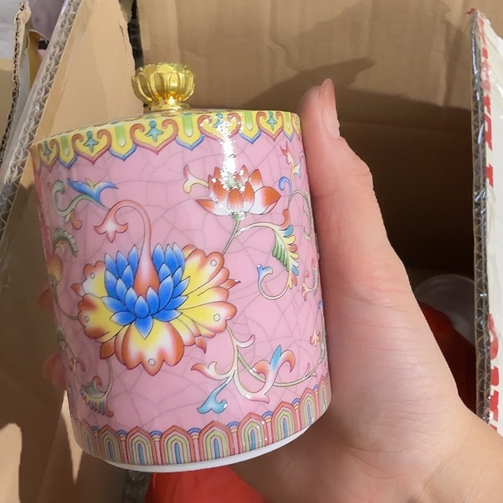 清货珐琅彩琉璃茶具现场