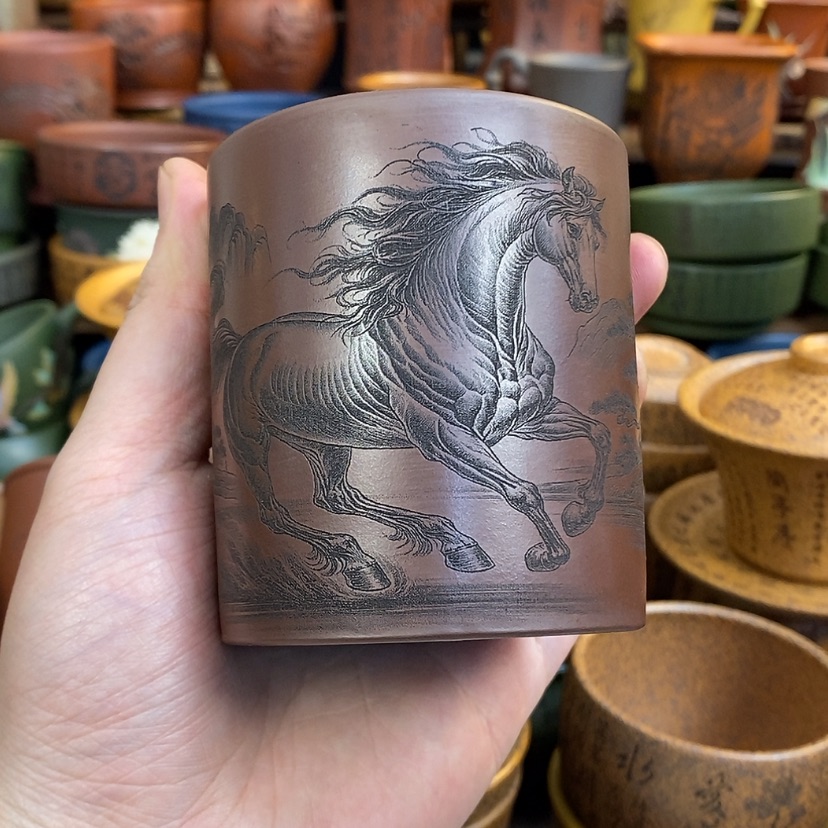 【闪购商品】紫砂杯子宜兴全手工紫砂杯