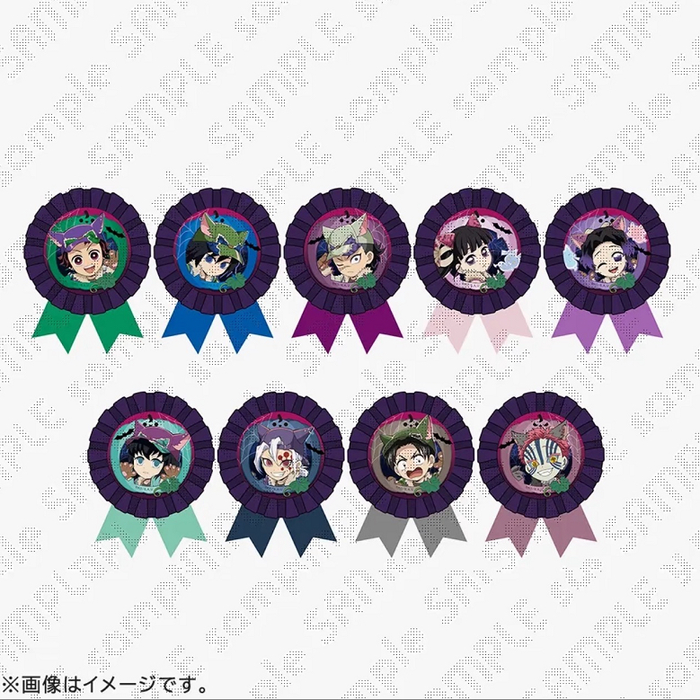 鬼灭之刃万圣节限定缎带沪版徽章吧唧初伤微瑕代拆