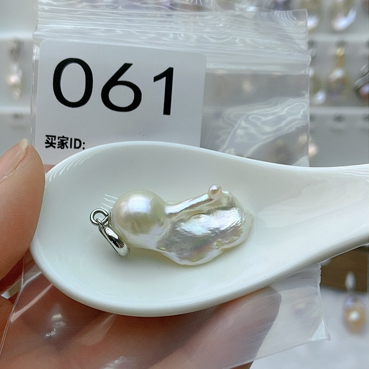 淡水珍珠颈饰银S925镶嵌