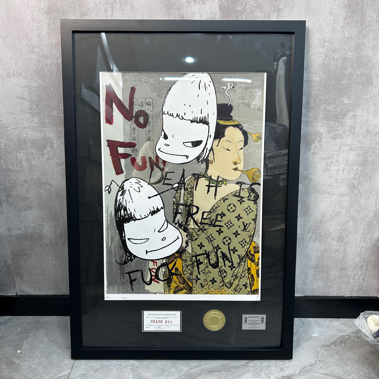 全新未使用 Dell/戴尔 Death Nyc奈良美智 潮流版画 29/100