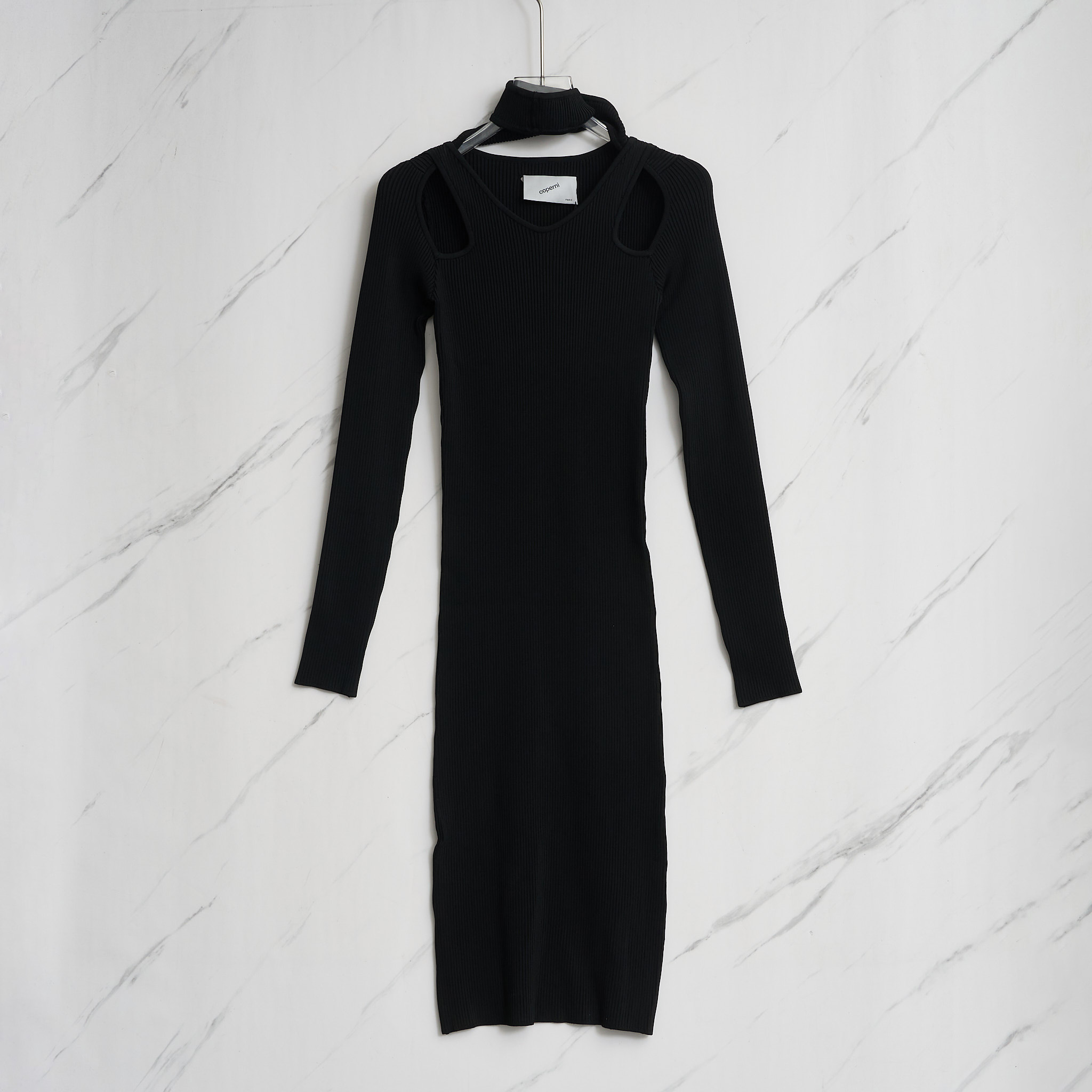全新未使用  Coperni女士设计感领口针织连衣裙CNGU00008