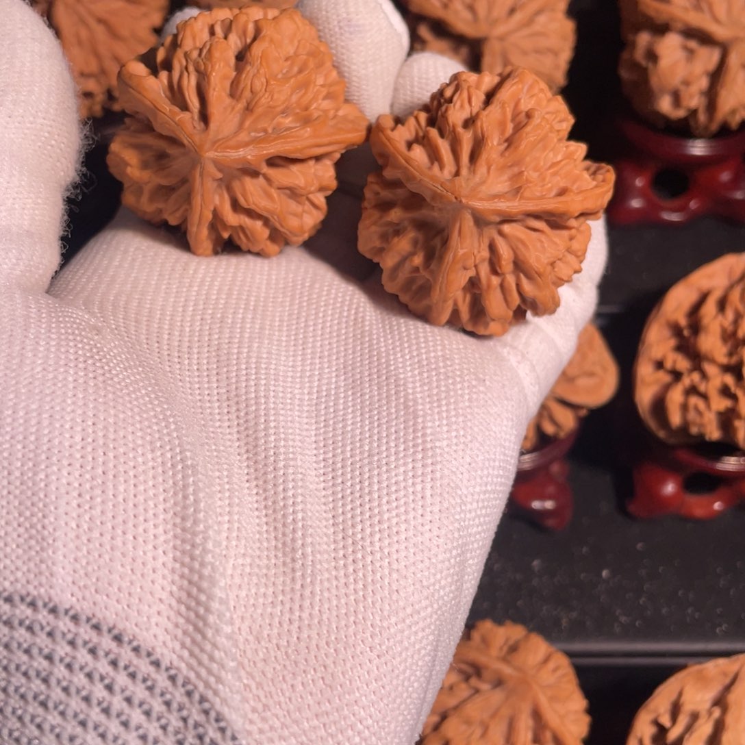 文玩核桃把件40官帽