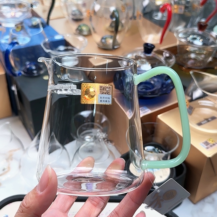 禾器卓然煮茶器浅玉色，，