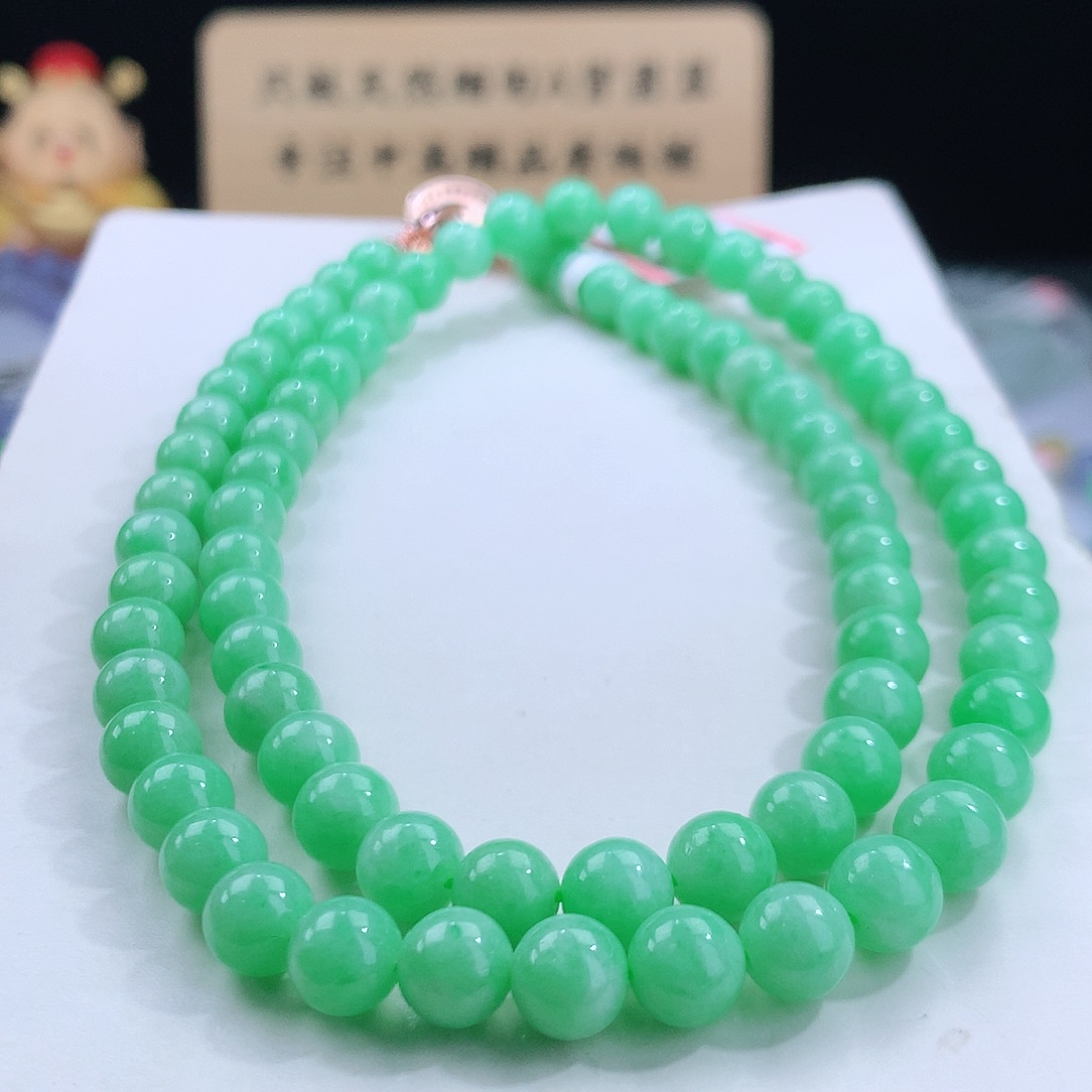 翡翠手链未镶嵌卡7