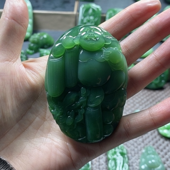 【闪购商品】和田玉挂件未镶嵌琅**地