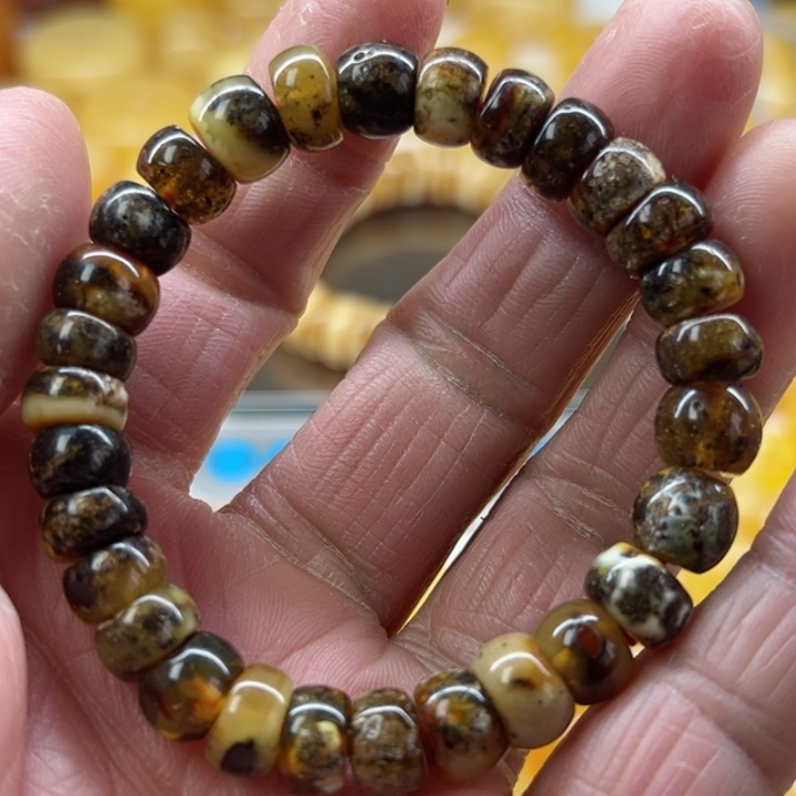 琥珀（矿物珀）手串未镶嵌