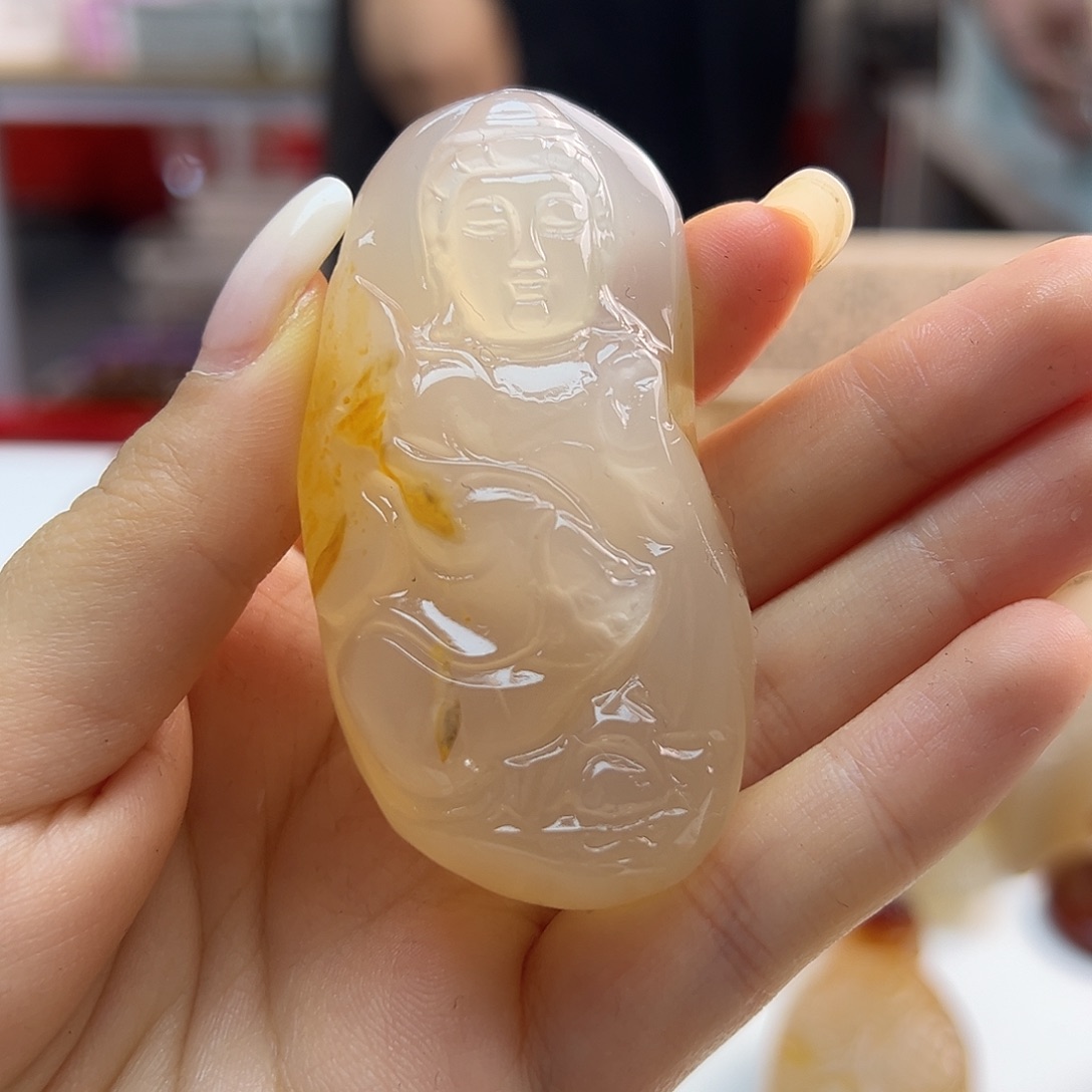 玛瑙/玉髓未镶嵌吊坠(不含链)