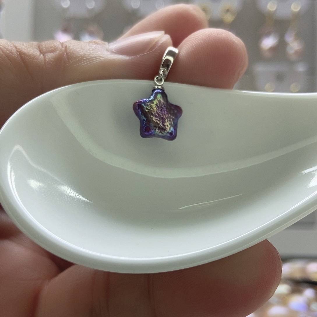 淡水珍珠银S925镶嵌颈饰82