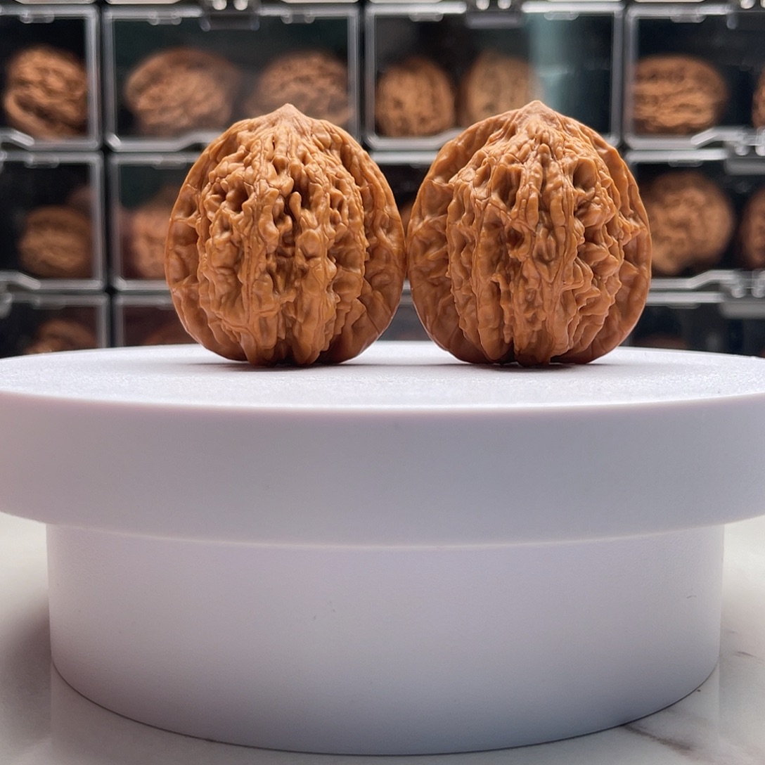 吊坠文玩核桃38x37x41老款虎头