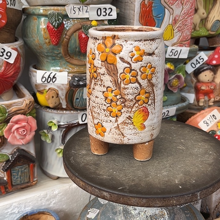 粗陶材质多肉花盆