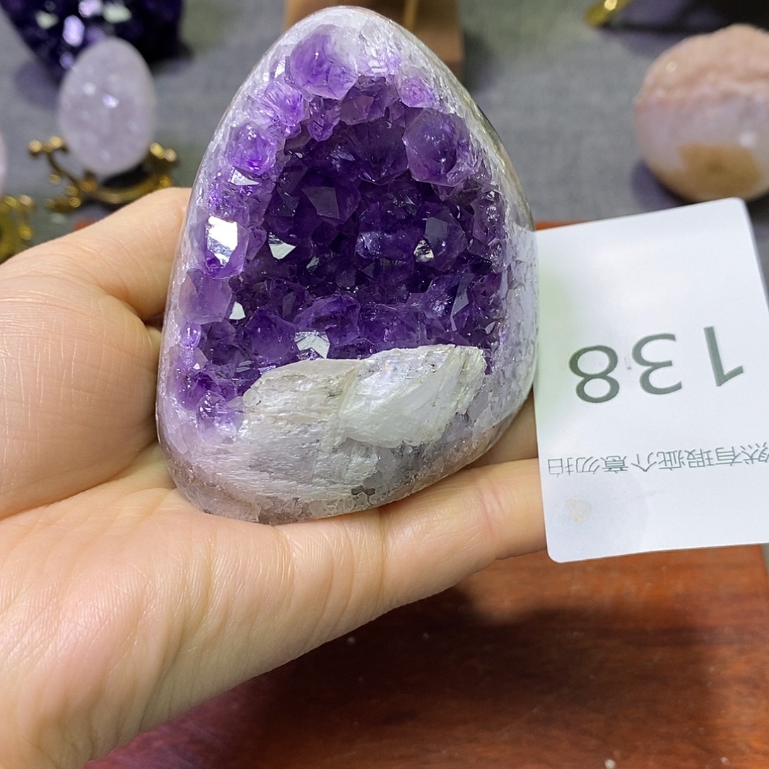 珠宝半成品未镶嵌紫晶