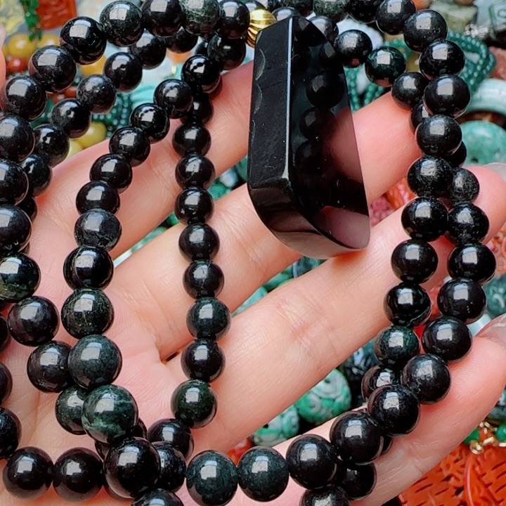 翡翠颈饰未镶嵌天然A货26