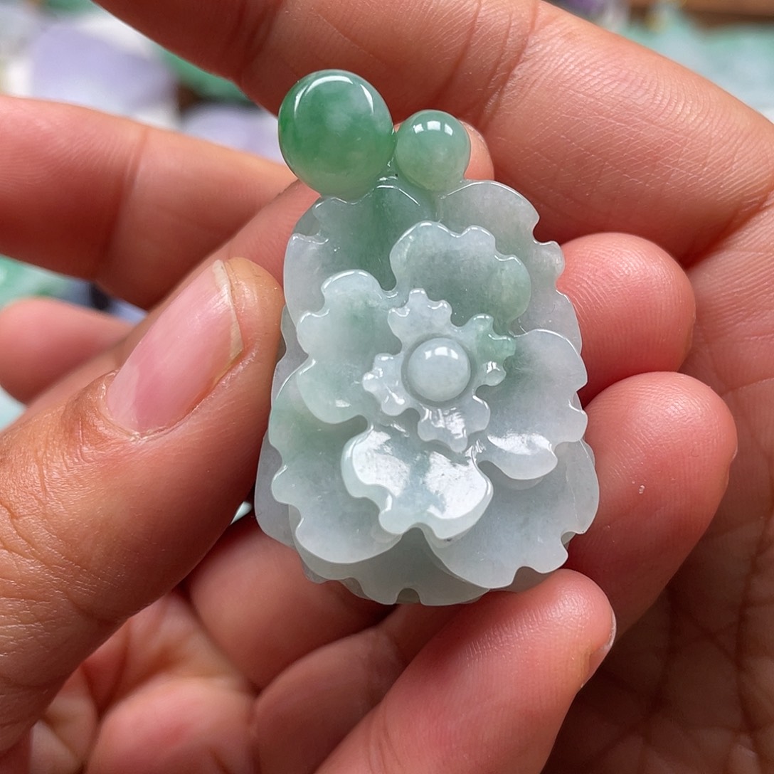 颈饰未镶嵌翡翠翡玉缘翡翠