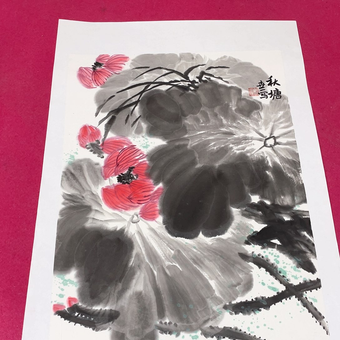 国画1.4平尺国画作品