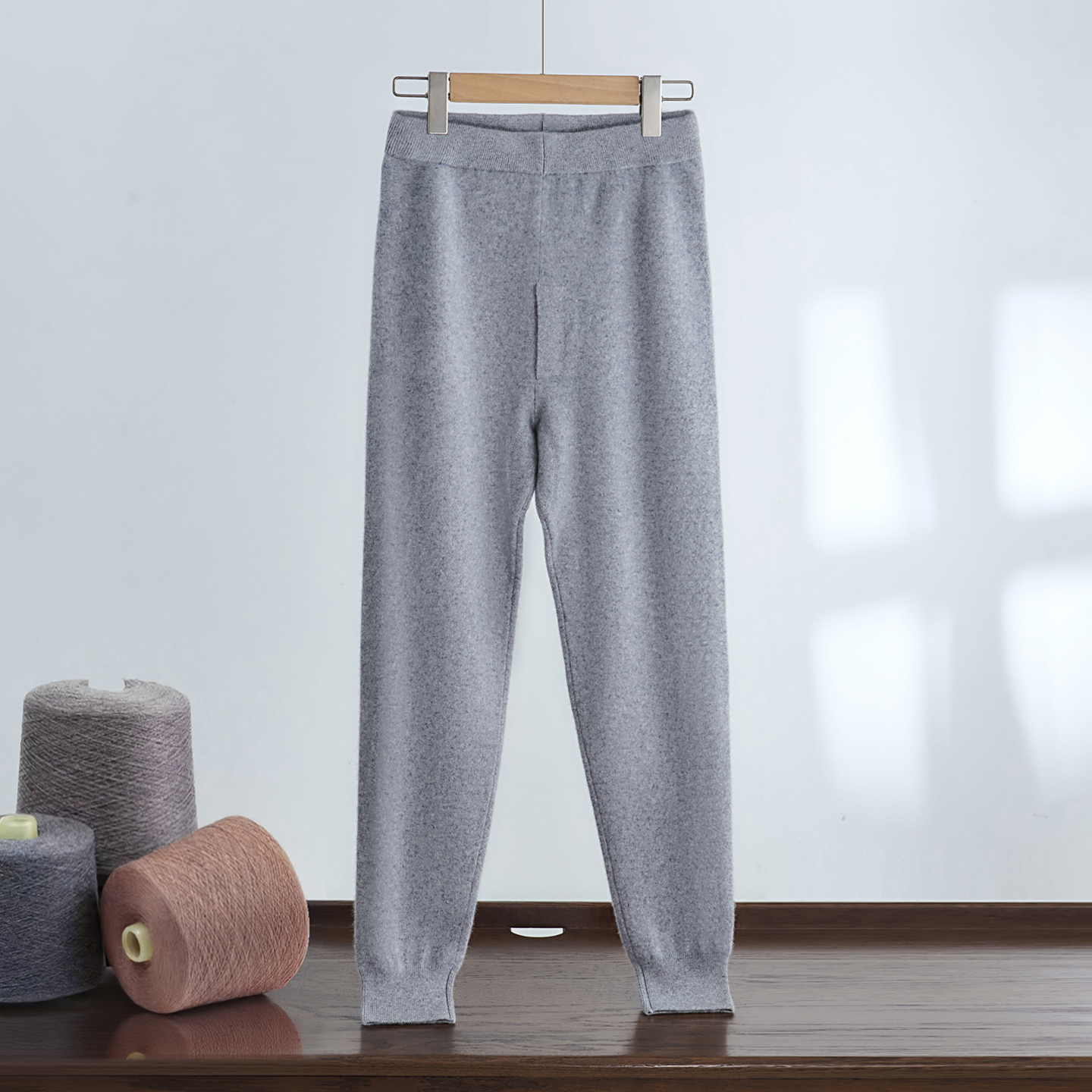 【加丝版】打底裤男士山羊绒裤子休闲百搭保暖裤修身针织裤内穿中腰