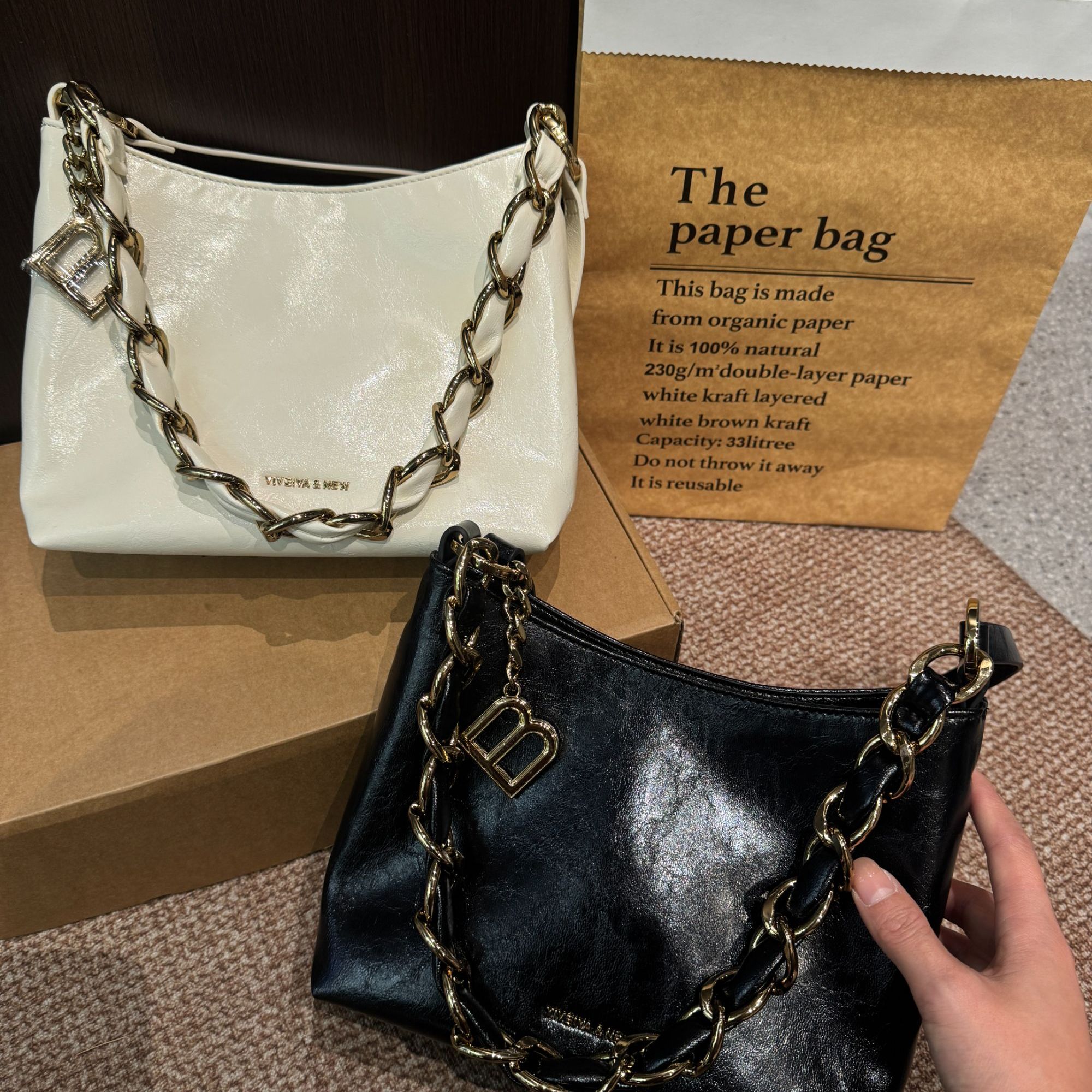 2025新款小众设计时髦轻奢复古百搭包饺子包单肩