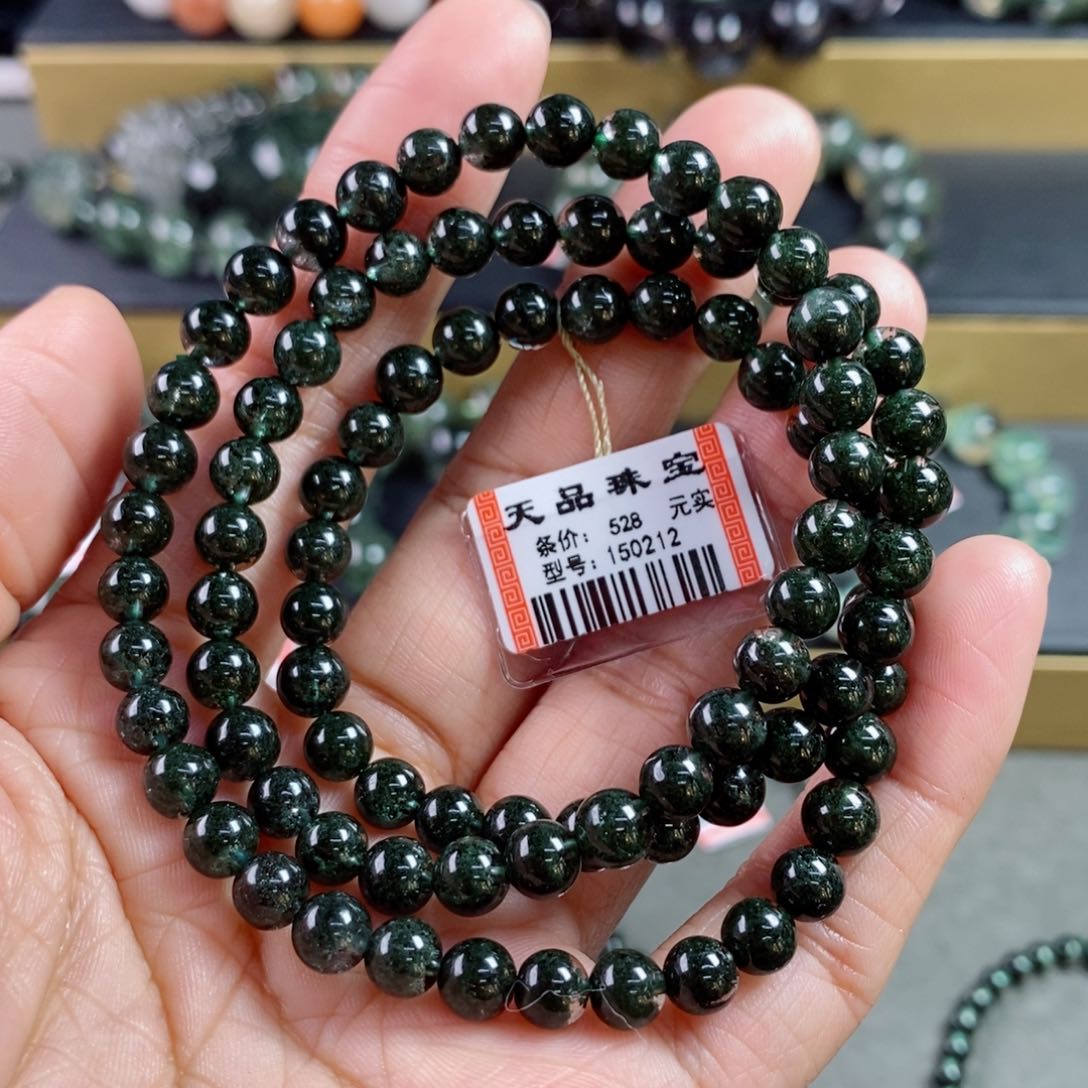 水晶手链未镶嵌绿幽灵手链150212