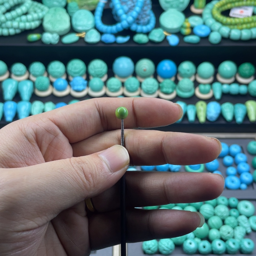 星***️非金属湖北原矿特色圆珠配饰