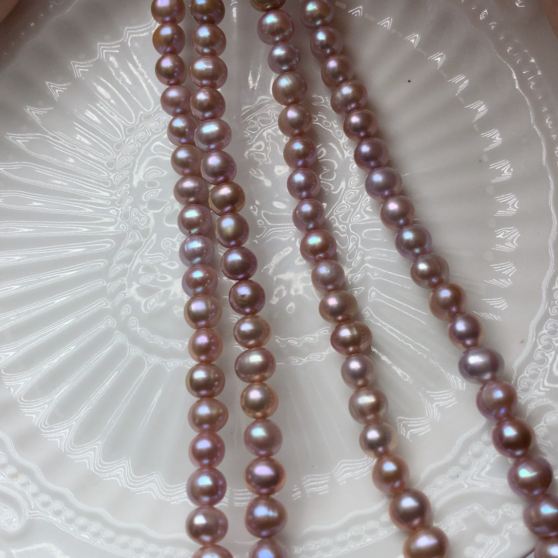 淡水珍珠6-7未镶嵌x13项链